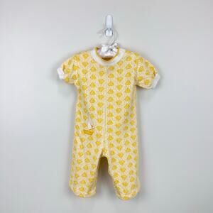 Vintage Healthtex Yellow Sailboat Coverall Romper 18 Months USA